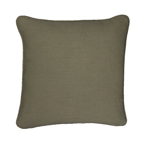 Cotton Linen Pillow, Sea Glass (18x18)