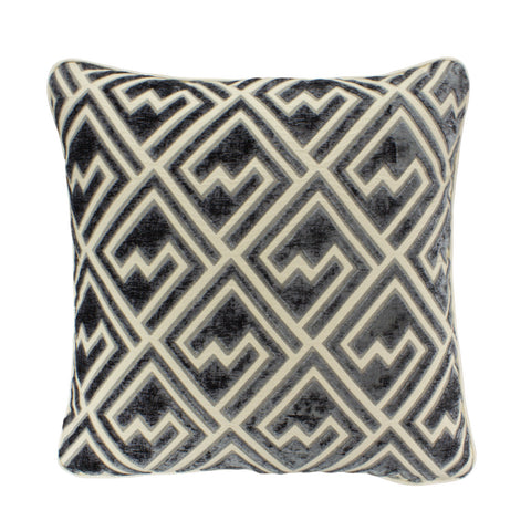 Upholstery Pillow Cover, Plushious Charcoal (20x20)