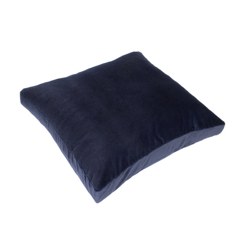 Cotton Velvet Pillow Cover, Navy (18x18x2)
