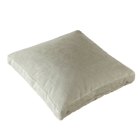 Cotton Velvet Pillow Cover, Pale Grey (18x18x2)