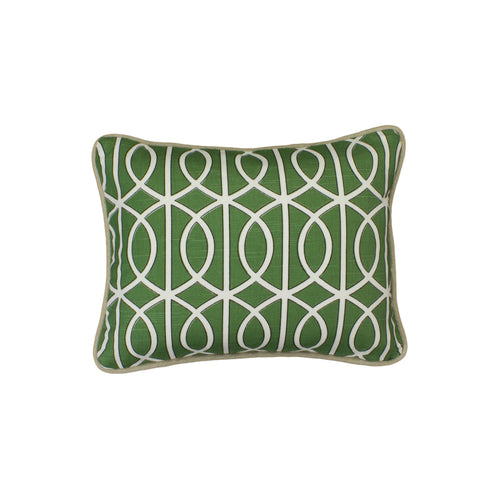Cotton Linen Pillow Cover, Bella Porte Watercress (12x16)