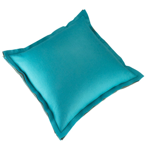 Felt Pillow Cover, Peacock  (22x22)