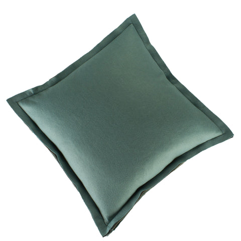 Felt Pillow Cover, Storm Green (22x22)