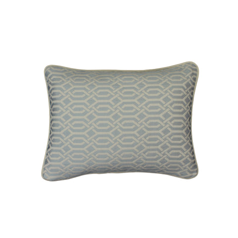 Upholstery Pillow Cover, Ice Blue Interlace (12x16)