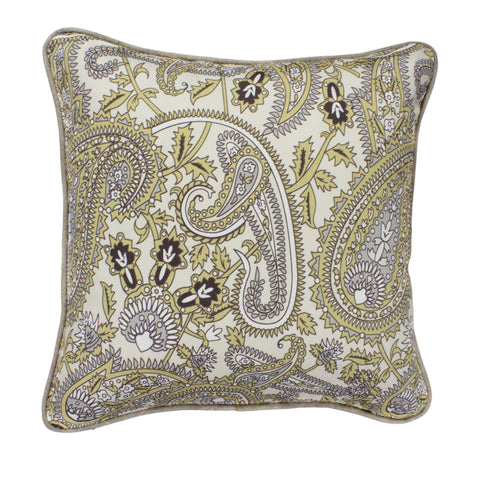 Cotton Pillow Cover, Twill Henna River Rock (18x18)