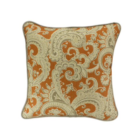 Cotton Pillow Cover, Sylva Apricot (18x18)