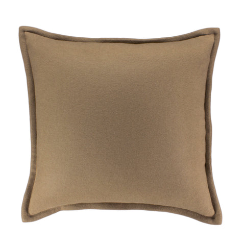 Suiting Pillow Cover, Dark Camel Cashmere  (20x20)