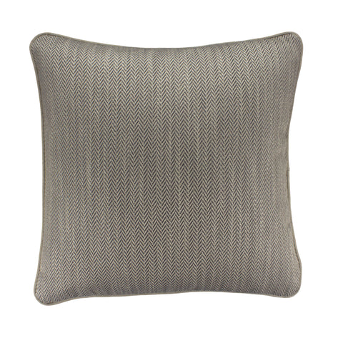 Upholstery Pillow Cover, Graphite Herringbone (20x20)