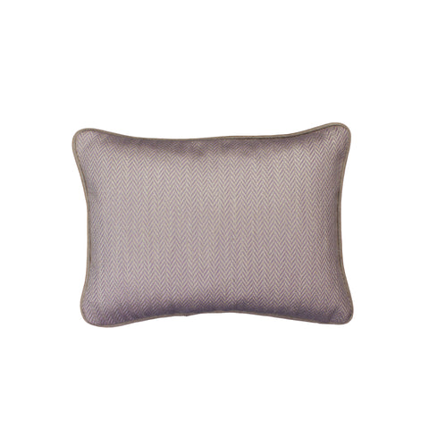 Upholstery Pillow Cover, Lavender Herringbone (12x16)