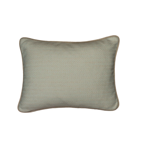Upholstery Pillow Cover, Mist Herringbone (12x16)