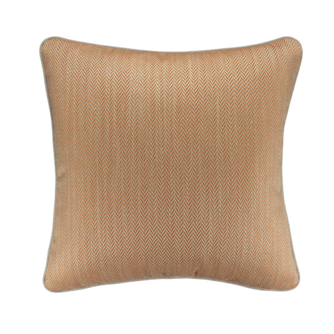 Upholstery Pillow Cover, Tangerine Herringbone (20x20)