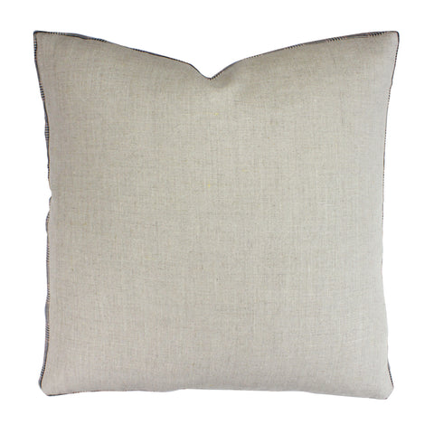 Linen w/ Suiting Pillow, Burgundy (18x18x2)